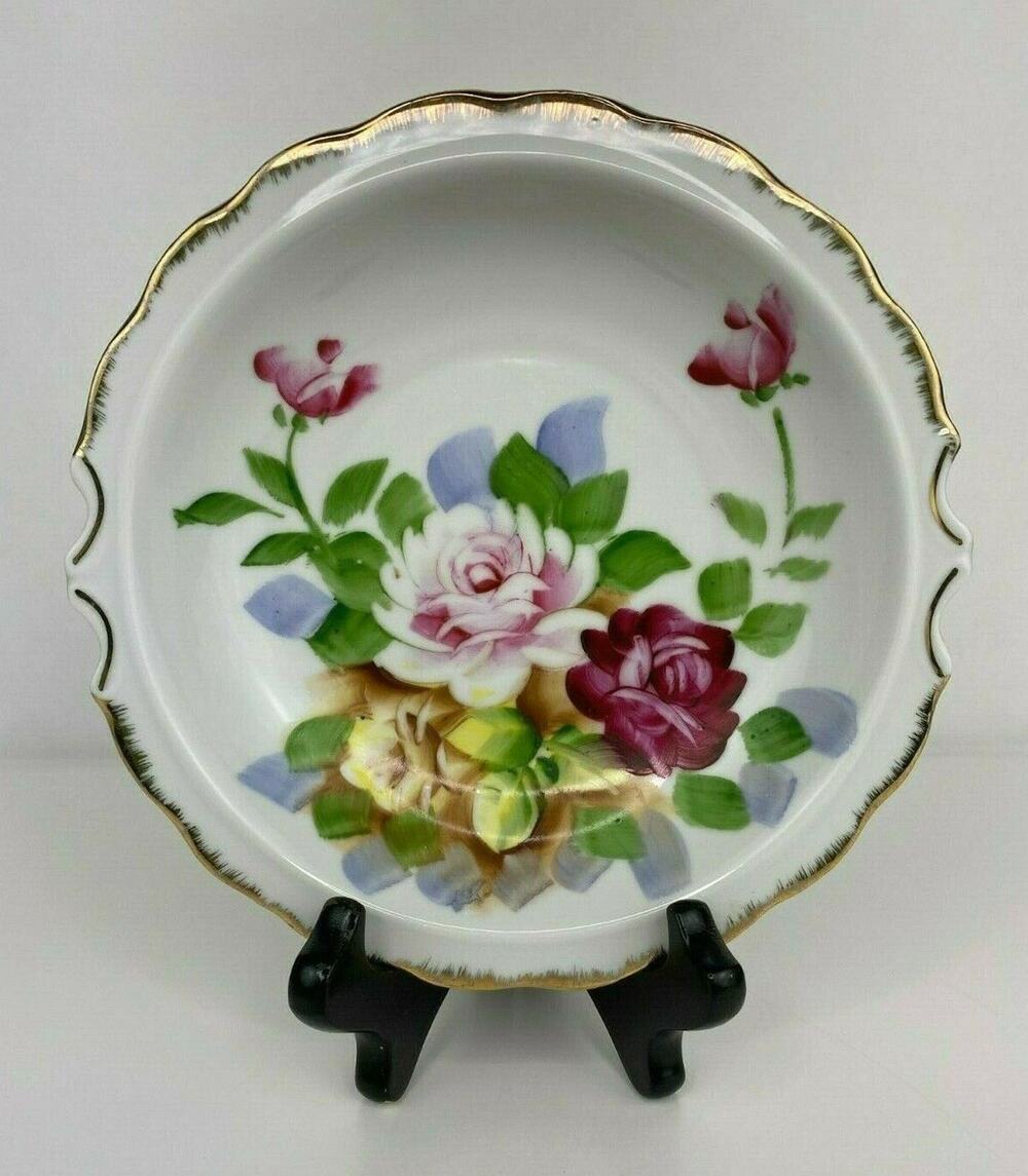 Vintage Andrea by Sadek Floral Dish Bowl Made in Japan